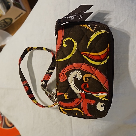 Vera Bradley Autumn Abstract Print Wristlet - Picture 2 of 7